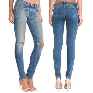 Rag & Bone distressed Skinny Jean in Capistrano